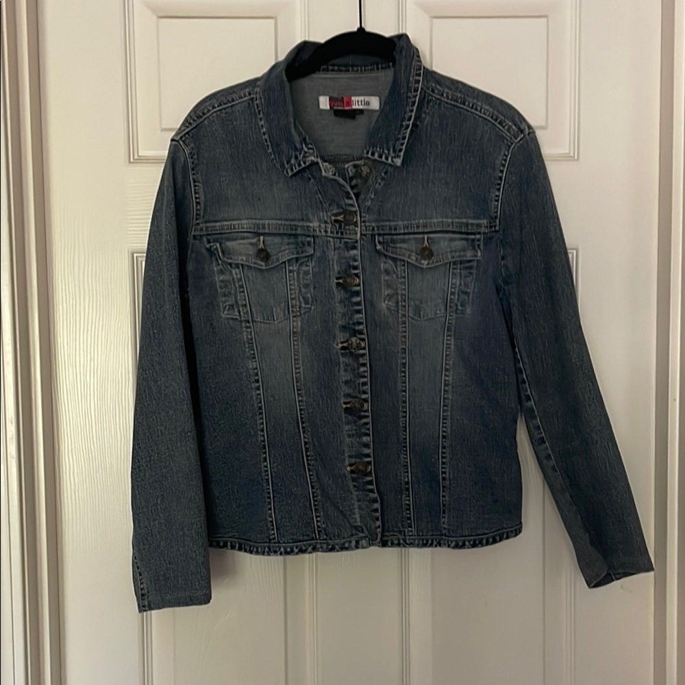 Live a Little Blue Jean Jacket‎ Timeless Denim Style